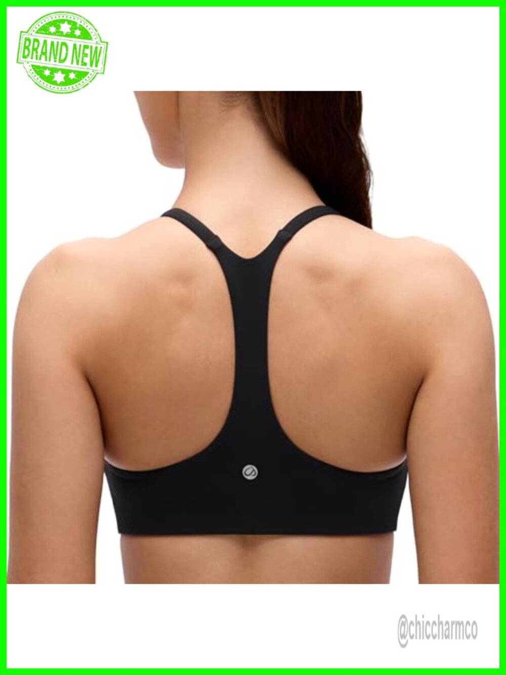 CRZ YOGA Butterluxe V Neck Racerback Sports Bra Yoga Light Support
